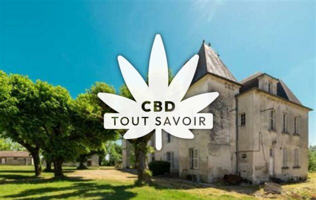 Village à Ailleville avec feuille Cannabis CBD