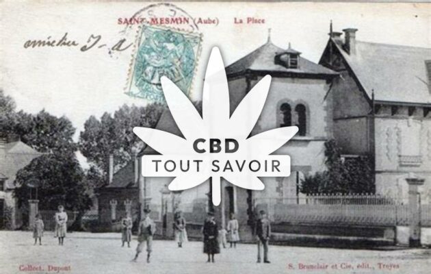 Village à Saint-Mesmin avec feuille Cannabis CBD