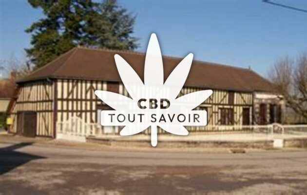 Village à Fays-la-Chapelle avec feuille Cannabis CBD