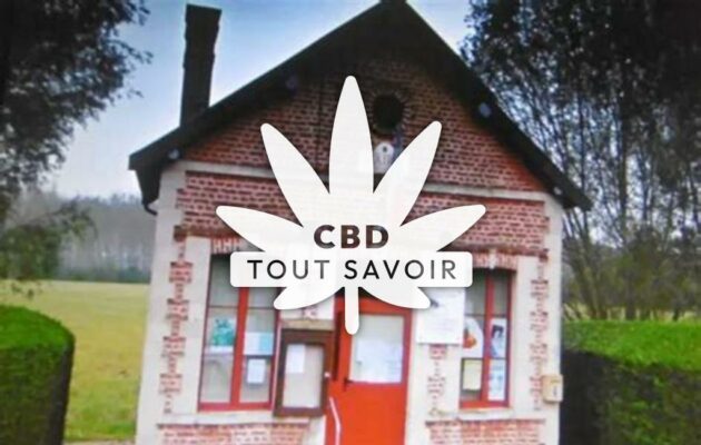 Village à Courcelles-sur-Voire avec feuille Cannabis CBD