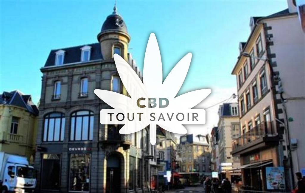 Village à Grandville avec feuille Cannabis CBD