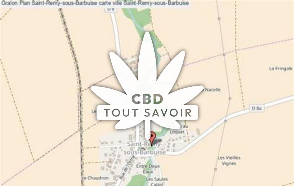 Village à Saint-Remy-sous-Barbuise avec feuille Cannabis CBD