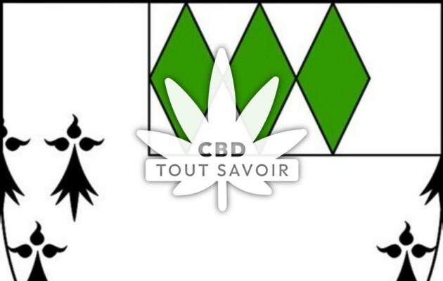 Village à Trausse avec feuille Cannabis CBD