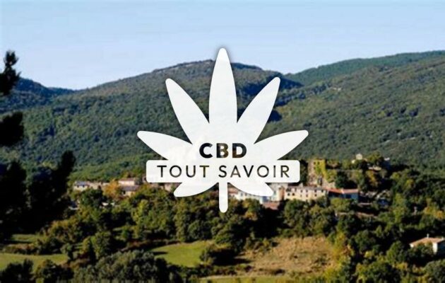 Village à Camps-sur-l'Agly avec feuille Cannabis CBD