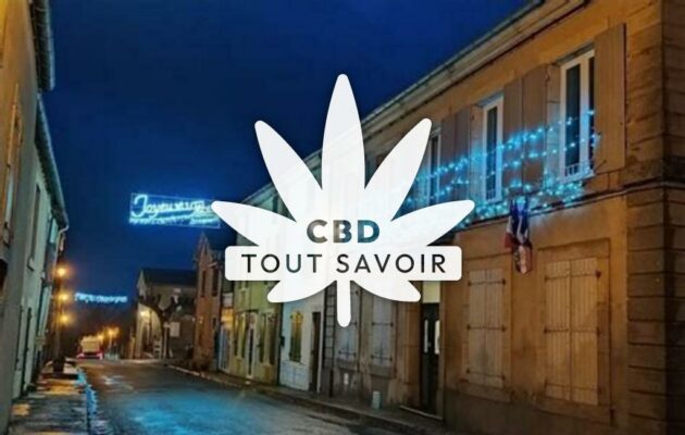 Village à Saint-Denis avec feuille Cannabis CBD