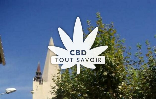 Village à Salleles-D'Aude avec feuille Cannabis CBD