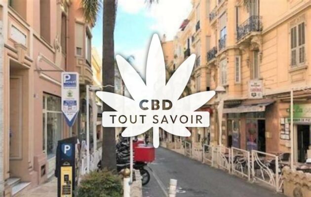 Village à Beausoleil avec feuille Cannabis CBD