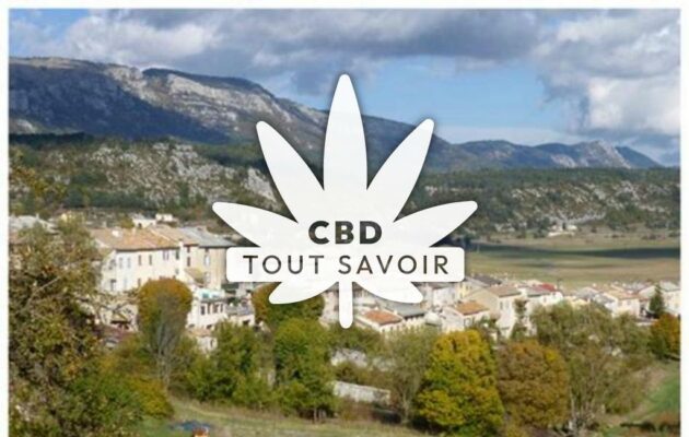 Village à Caille avec feuille Cannabis CBD