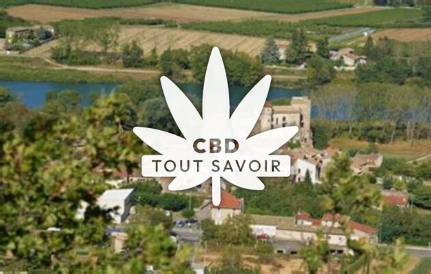 Village à Chateaubourg avec feuille Cannabis CBD