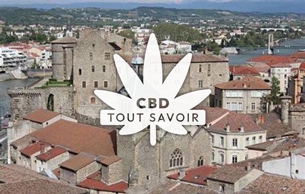 Village à Saint-Jean-de-Muzols avec feuille Cannabis CBD