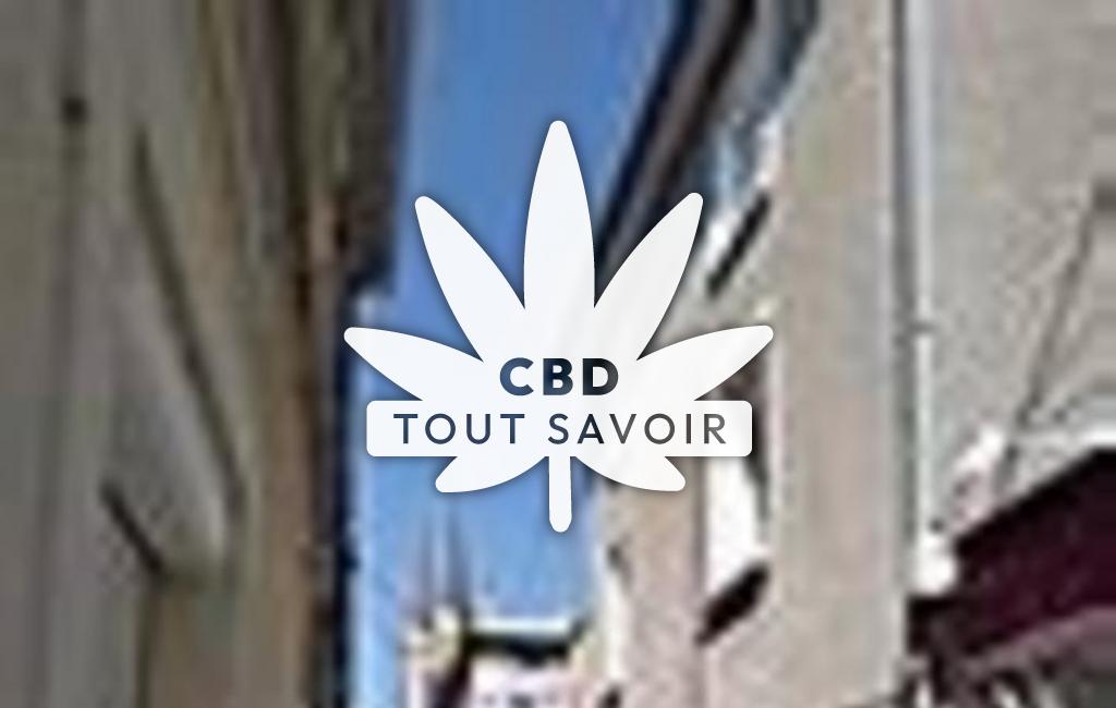 Village à Lemps avec feuille Cannabis CBD