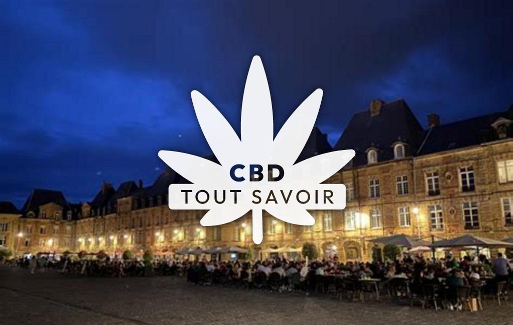 Village à Charleville-Mezieres avec feuille Cannabis CBD