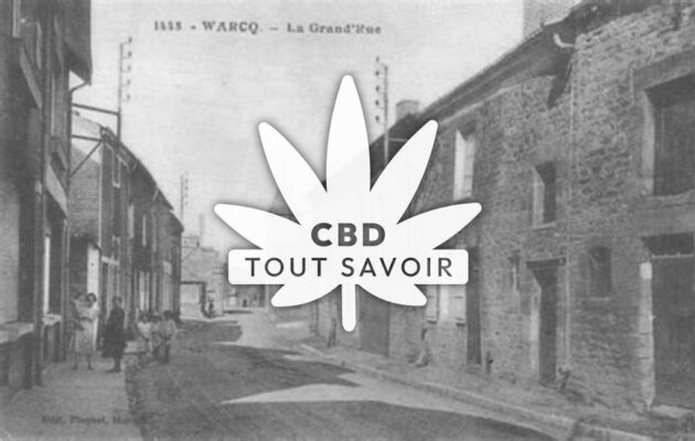 Village à Warcq avec feuille Cannabis CBD