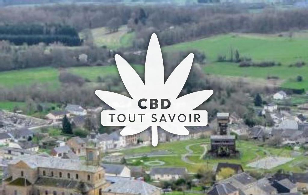 Village à Rimogne avec feuille Cannabis CBD