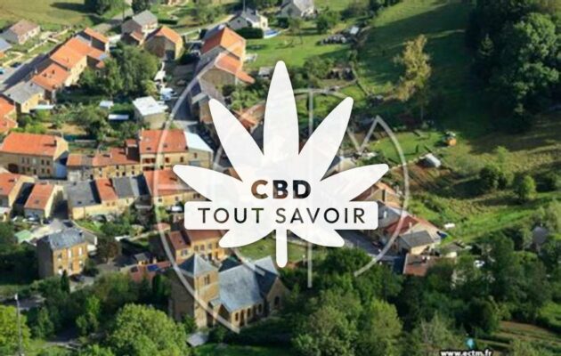 Village à Sapogne-Et-Feucheres avec feuille Cannabis CBD