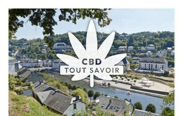 Village à Illy avec feuille Cannabis CBD