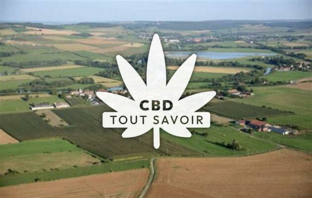 Village à Villers-Devant-Mouzon avec feuille Cannabis CBD