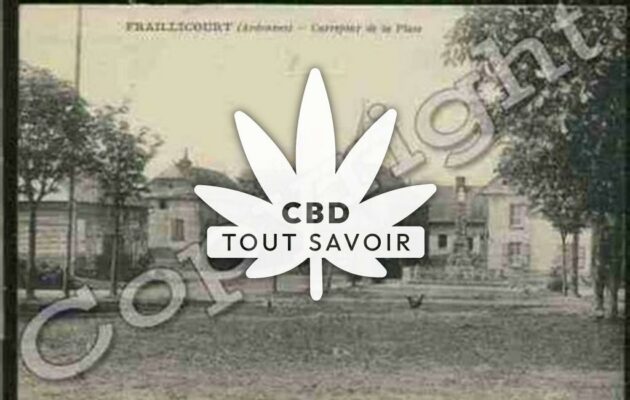 Village à Fraillicourt avec feuille Cannabis CBD