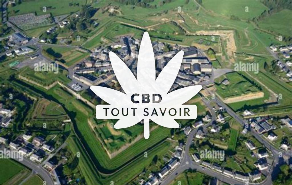 Village à Rocroi avec feuille Cannabis CBD