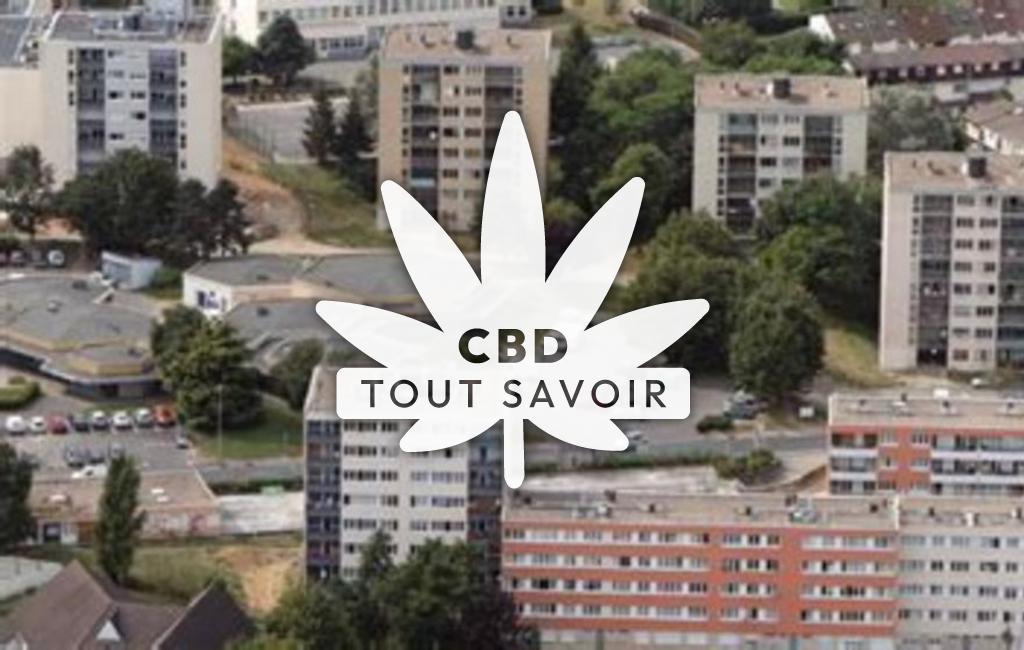 Village à Fosse avec feuille Cannabis CBD