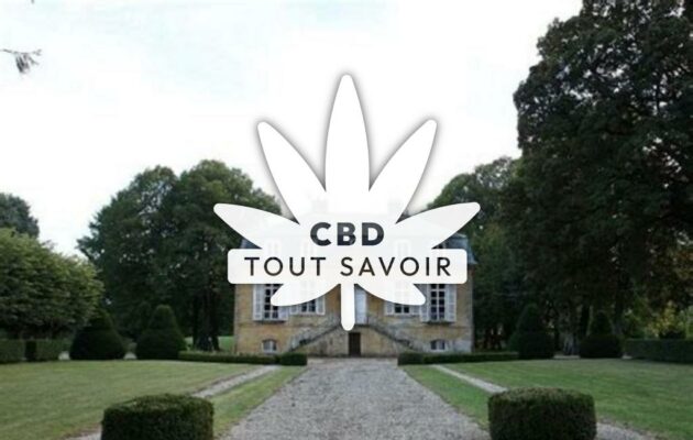 Village à La-Berliere avec feuille Cannabis CBD