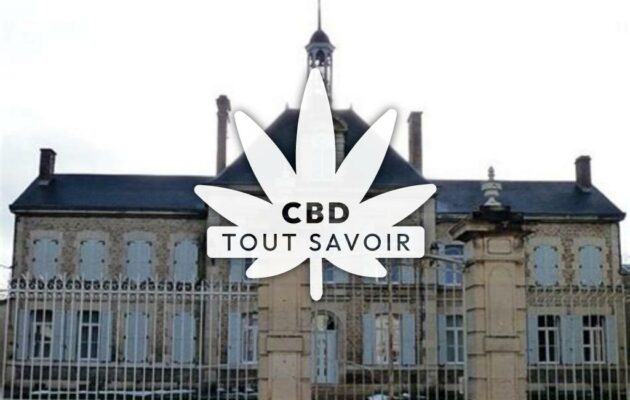 Village à Neuflize avec feuille Cannabis CBD