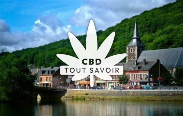 Village à Vireux-Molhain avec feuille Cannabis CBD