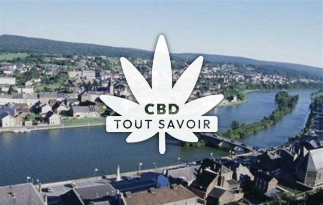 Village à Vireux-Wallerand avec feuille Cannabis CBD