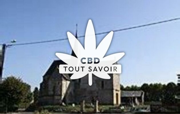 Village à Mars-sous-Bourcq avec feuille Cannabis CBD