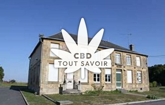 Village à Quilly avec feuille Cannabis CBD