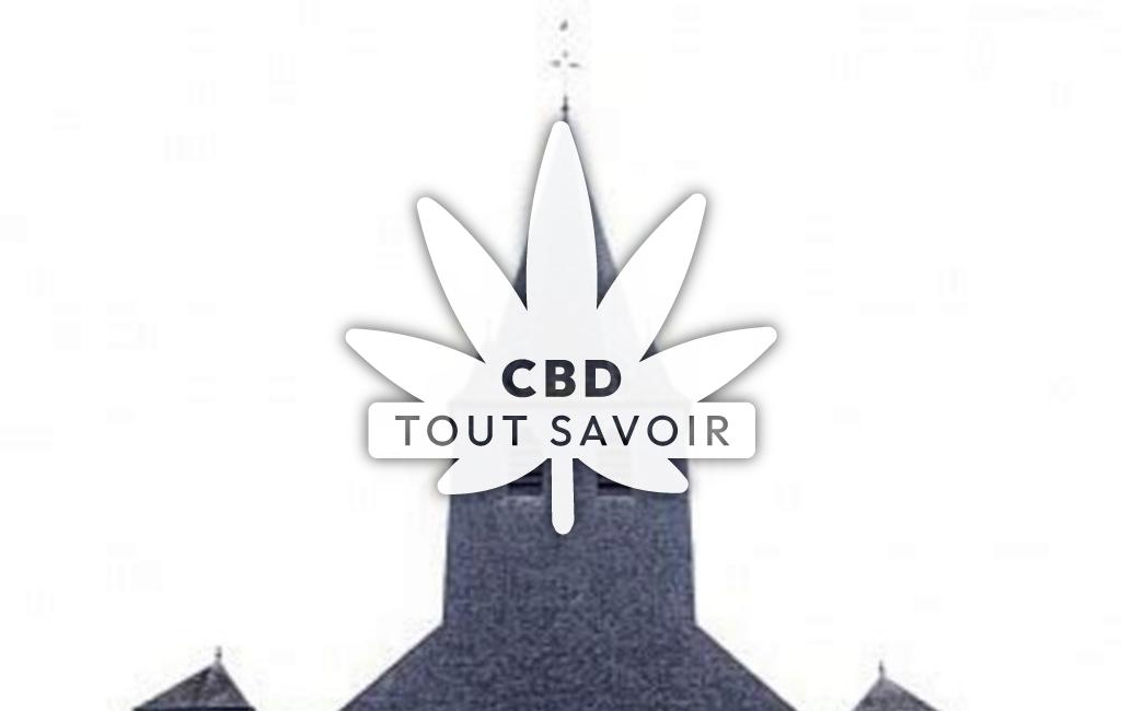 Village à Savigny-sur-Aisne avec feuille Cannabis CBD