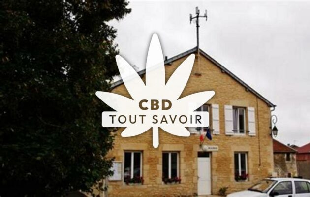 Village à Villers-sur-le-Mont avec feuille Cannabis CBD