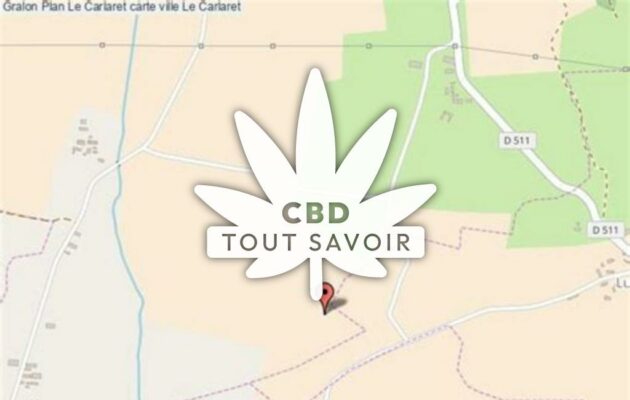 Village à Le-Carlaret avec feuille Cannabis CBD