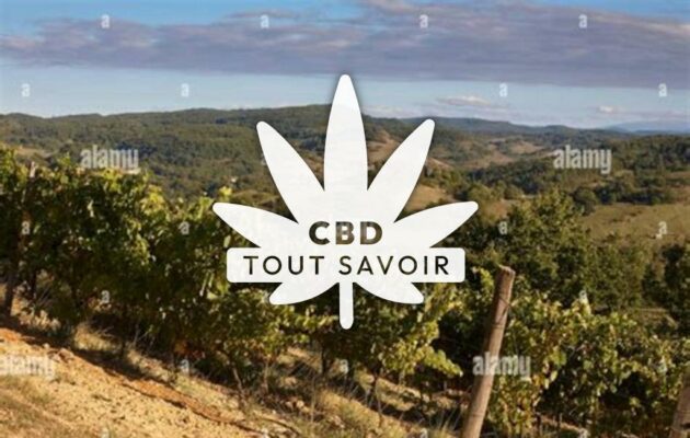 Village à Vira avec feuille Cannabis CBD