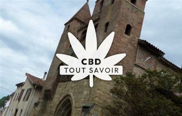 Village à Le-Fossat avec feuille Cannabis CBD