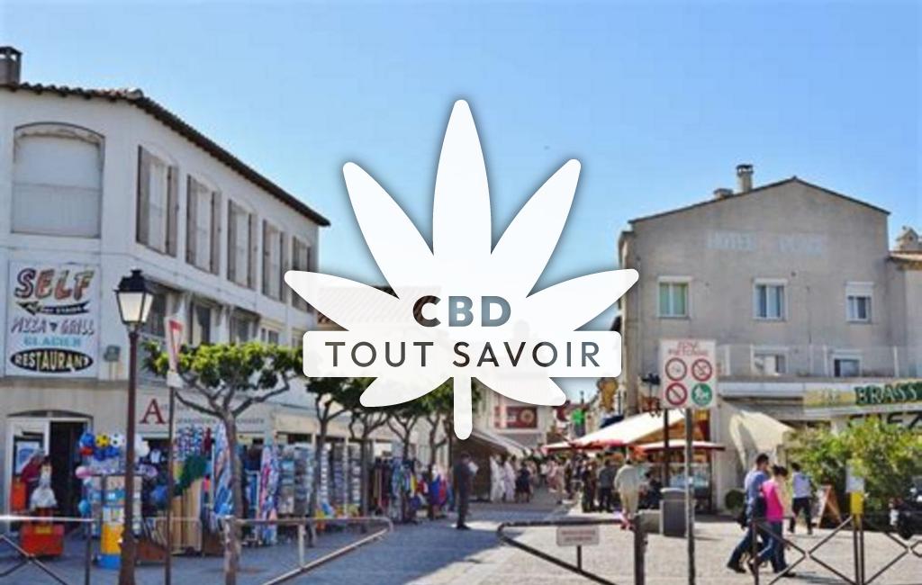 Village à FeSaintes-Et-Saint-Andre avec feuille Cannabis CBD