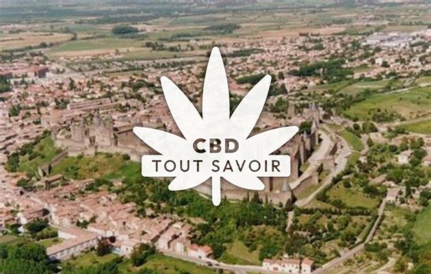 Village à Molleville avec feuille Cannabis CBD