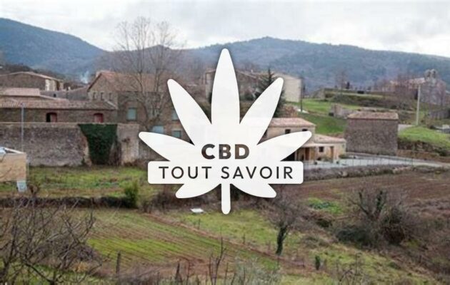 Village à Veraza avec feuille Cannabis CBD